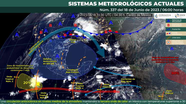 Temperaturas de más de 40 grados en 12 estados de México