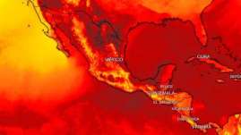 Mapa de temperatura. Meteored / Theweather.