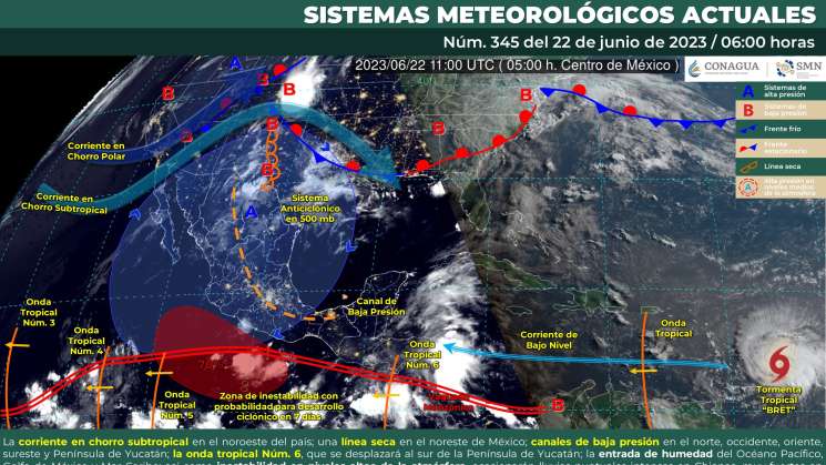 Seguirán lluvias intensas en Oaxaca con calor extremo