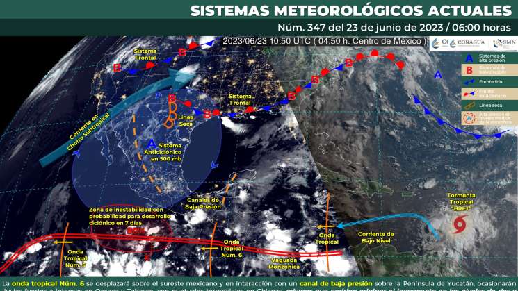 Se anuncian lluvias intensas en regiones de Oaxaca, calor extremo