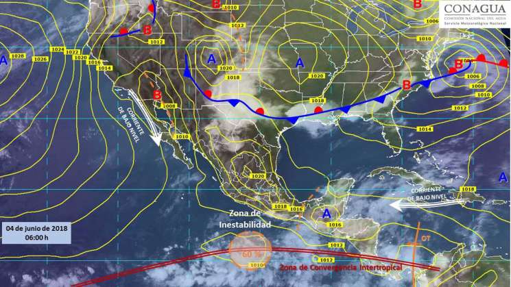 Se prevén lluvias intensas en las próximas horas en Oaxaca 