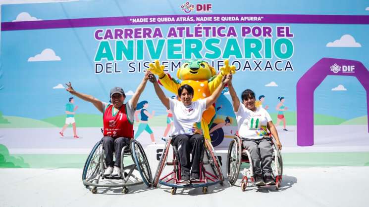 Festejan con carrera atlética el 46 aniversario del DIF Oaxaca