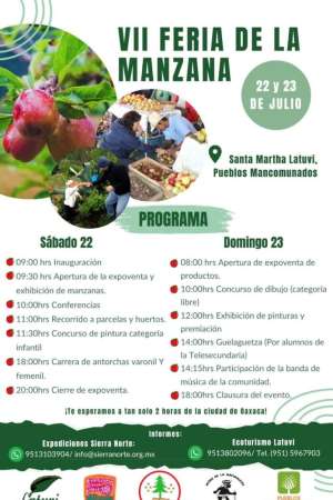 Invitan a la VII Feria de la Manzana