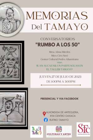 Presentan “Memorias del Tamayo” en el Taller Rufino Tamayo