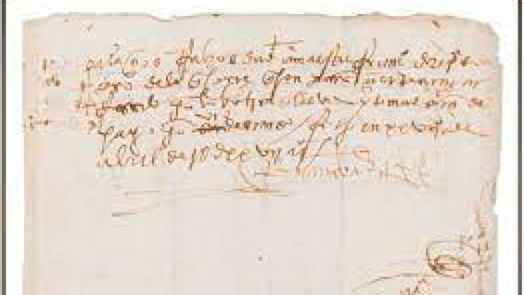 Manuscrito firmado por Hernán Cortés en 1527 regresa a México 