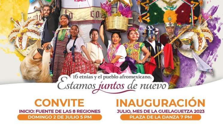 Invitan a disfrutar del primer Convite de la Guelaguetza 2023 