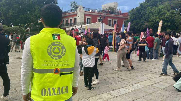 Equipo de Respuesta Inmediata de Protección Civil en Guelaguetza