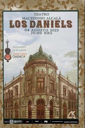 Los Daniels en concierto acompañados por orquesta Camerata Oaxaca