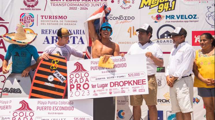 Concluye Bodyboard Colorada Pro 2023 en Puerto Escondido