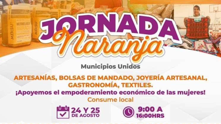 Jornadas Naranjas, por empoderamiento de mujeres violentadas