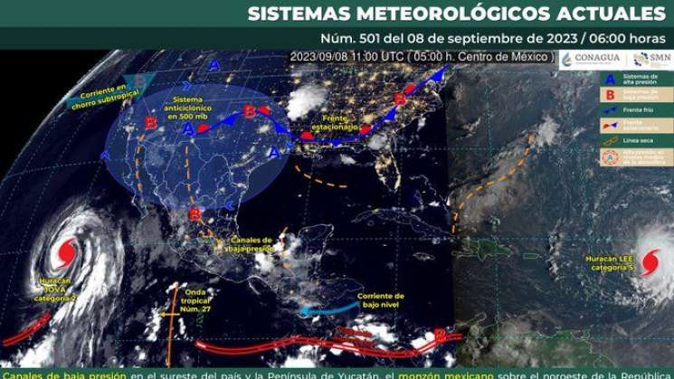 Onda tropical 27 dejará lluvias, tormentas y viento en Oaxaca