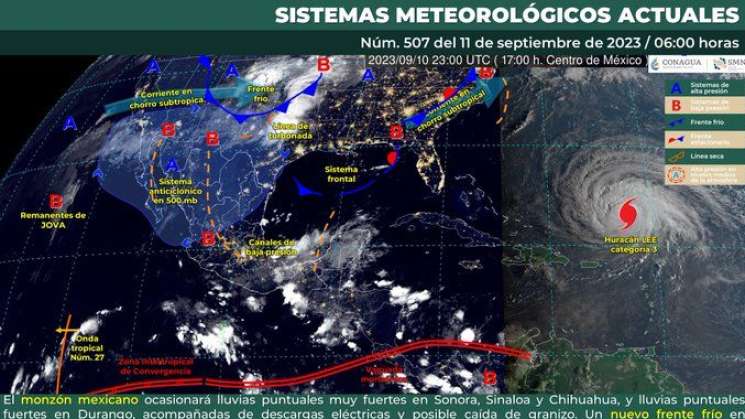 Continuarán las lluvias en Oaxaca, use paraguas 