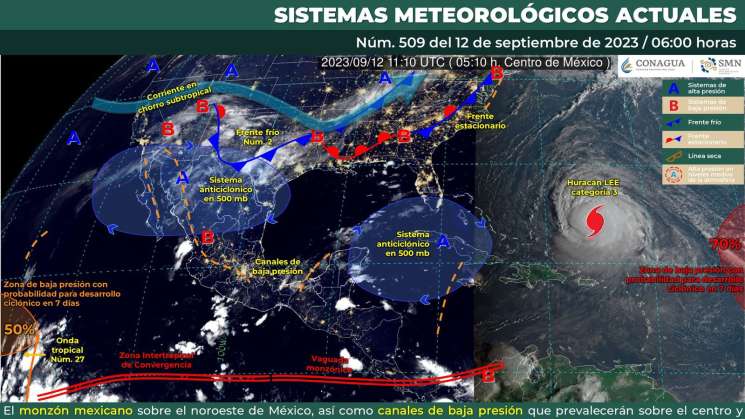 Lluvias ligeras y de variable intensidad se prevén hoy en Oaxaca