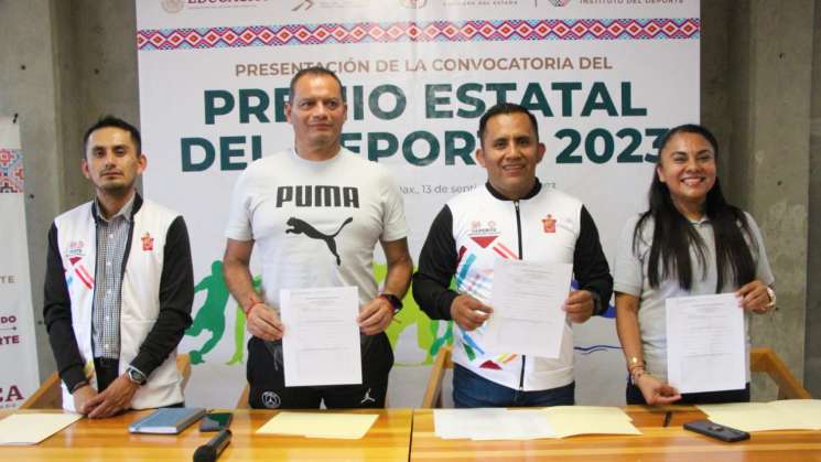 Lanzan convocatoria para Premio Estatal del Deporte 2023