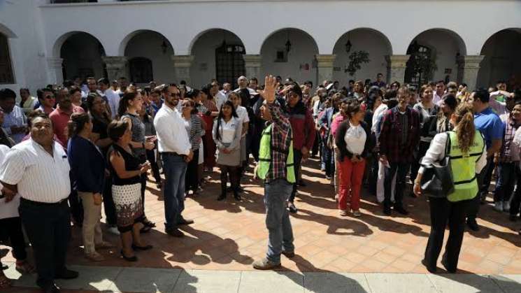  Fomenta SSO cultura de prevención ante un sismo   