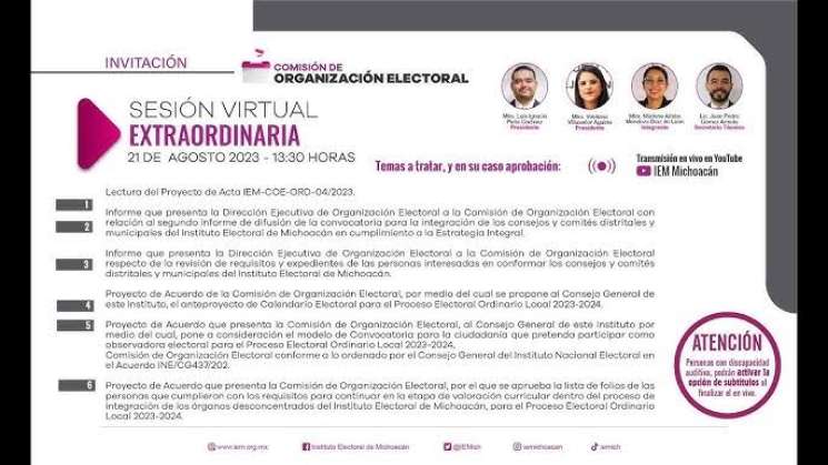 Harán 6ª Sesión Extraordinaria del Comité de Radio y Televisión