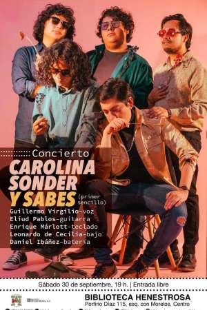 La Biblioteca Henestrosa invita al concierto de Carolina Sonder