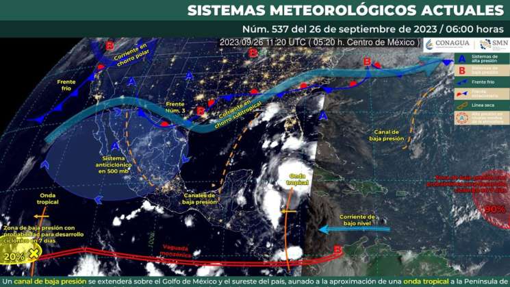 Continuará ambiente caluroso y poca actividad de lluvia en Oaxaca