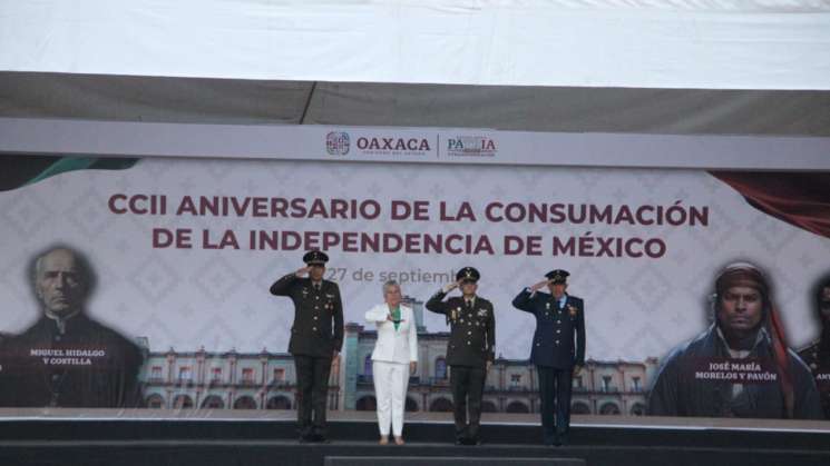 Concluyen actividades de Septiembre Mes de la Patria en Oaxaca 