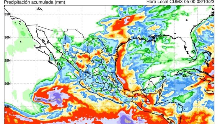 Se prevé incremento de lluvias en Oaxaca el fin de semana