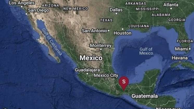 Sin riesgo de tsunami tras sismo de 6.0 en Oaxaca