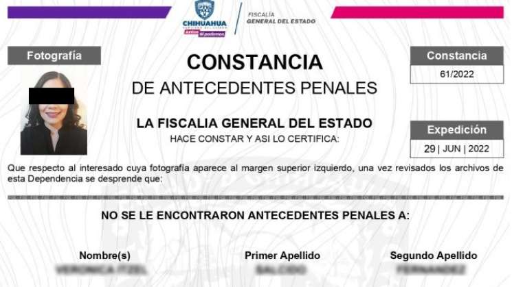 Elimina Senado la carta de antecedentes no penales