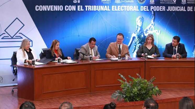 Escuela Judicial Electoral firma convenio con Universidad de Cuba