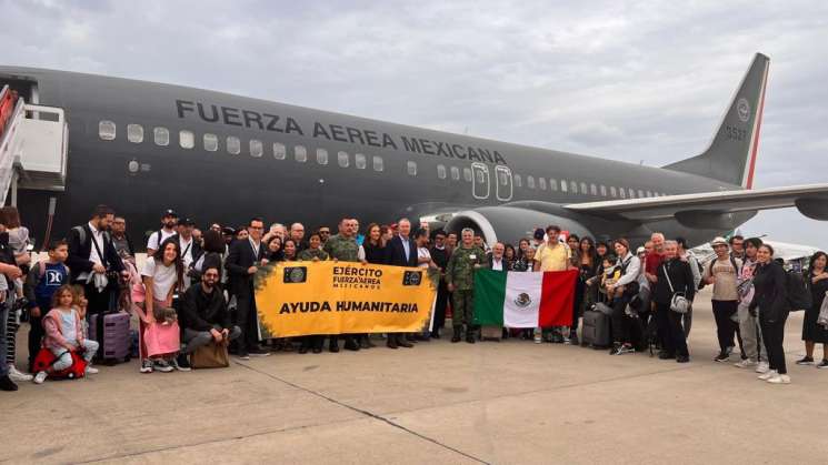 Arriban a Madrid vuelos con mexicanos de Israel y Palestina