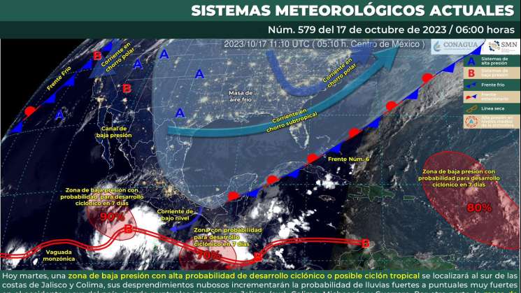 Frente frío 6 provoca bajas temperaturas mañana y noche en Oaxaca