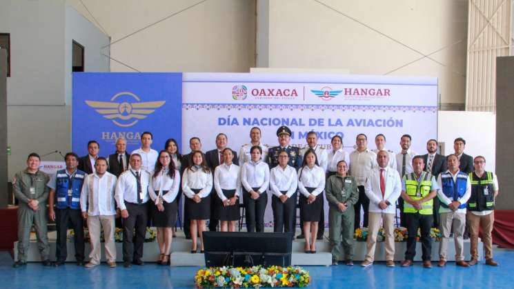 En Día Nacional de la Aviación, reconocen al Hangar oficial 