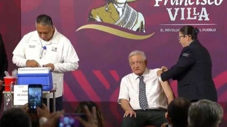 Anuncia AMLO: Vacuna Patria lista a finales de noviembre