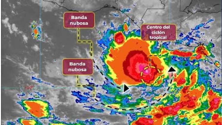 Mantiene monitoreo Protección Civil tormenta Pilar en Oaxaca 