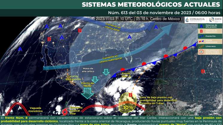 Persistirá evento de norte y oleaje elevado en el Istmo