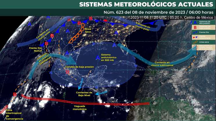 Lluvias ligeras en distintas regiones de Oaxaca 