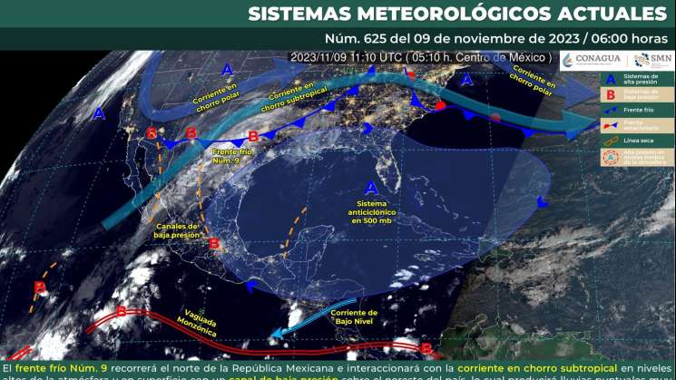 Persistirán nublados y lloviznas en algunas regiones de Oaxaca 