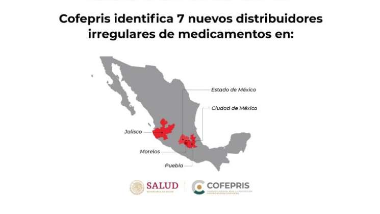 Alerta Cofepris por 7 distribuidores irregulares de medicamentos