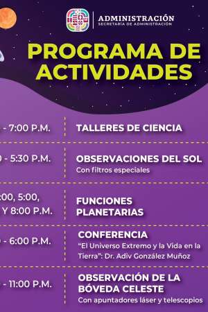 Regresa la Noche de las Estrellas al Planetario Nundehui     