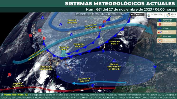 Se prevén lluvias fuertes y moderadas en Oaxaca 