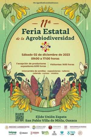 Invita Gobierno de Oaxaca a Feria Estatal de la Agrobiodiversidad