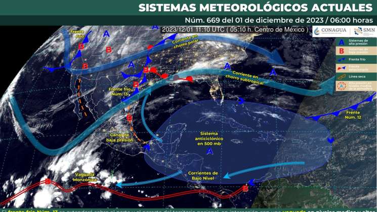 Pronostican temperaturas frescas y ambiente caluroso para Oaxaca 