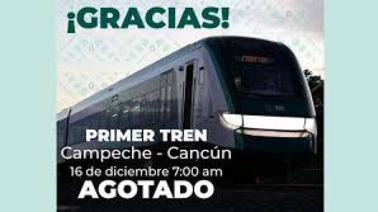 Se agotan boletos para el Tren Maya en minutos tras lanzamiento