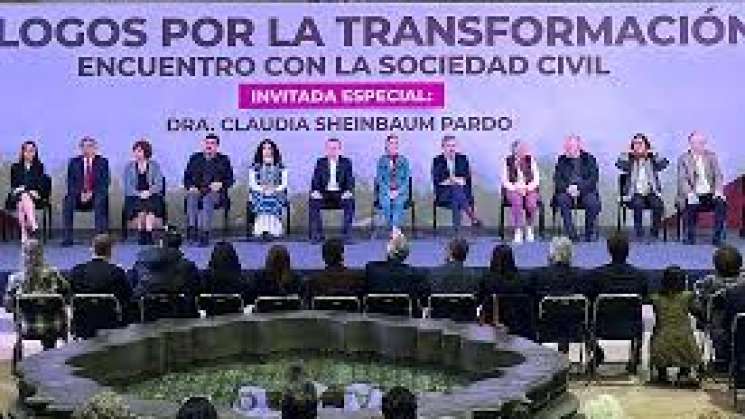 Claudia Sheinbaum presenta a integrantes civiles para su Proyecto