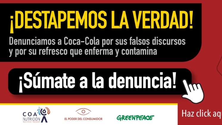 ONGs denuncian ante Cofepris y Profeco a Coca-Cola por campaña 