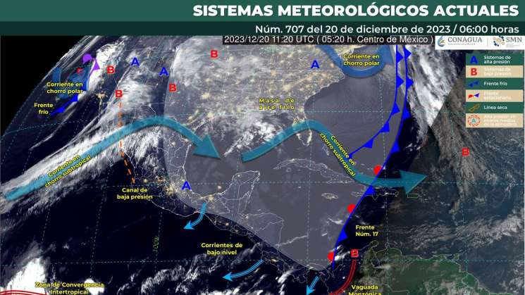 Heladas, viento norte y temperaturas de hasta 3° en Oaxaca