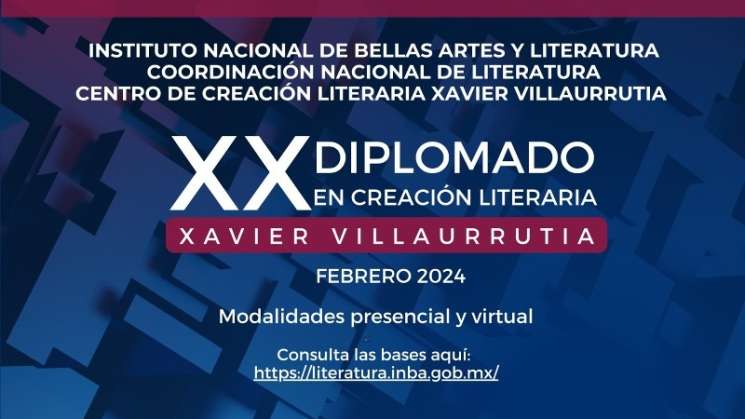 Abren convocatoria para Diplomado en Creación Literaria Xavier V.