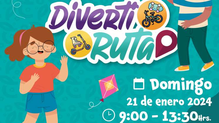 Invitan a la Diverti Ruta de este domingo 21 de enero     