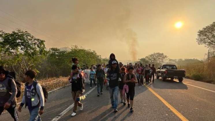 Caravana “Éxodo de la pobreza”se desintegra en Oaxaca 