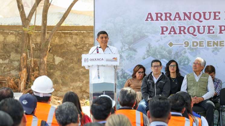 Inicia la construcción del Parque Primavera en capital de Oaxaca 