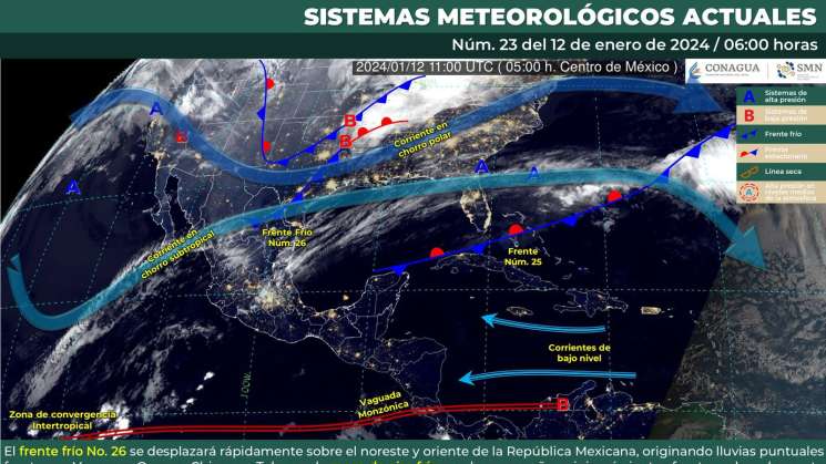 Continuarán las lluvias variables y bajas temperaturas en Oaxaca 