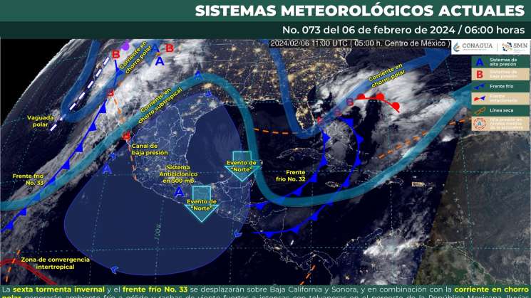 Lluvias ligeras, ambiente frío vespertino se pronostica en Oaxaca